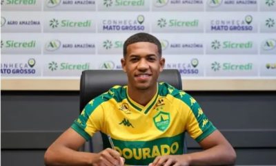 Cuiabá confirma venda de 60% dos direitos de Aiyran ao Flamengo. Dourado mantém 40% do jovem atacante formado no clube.